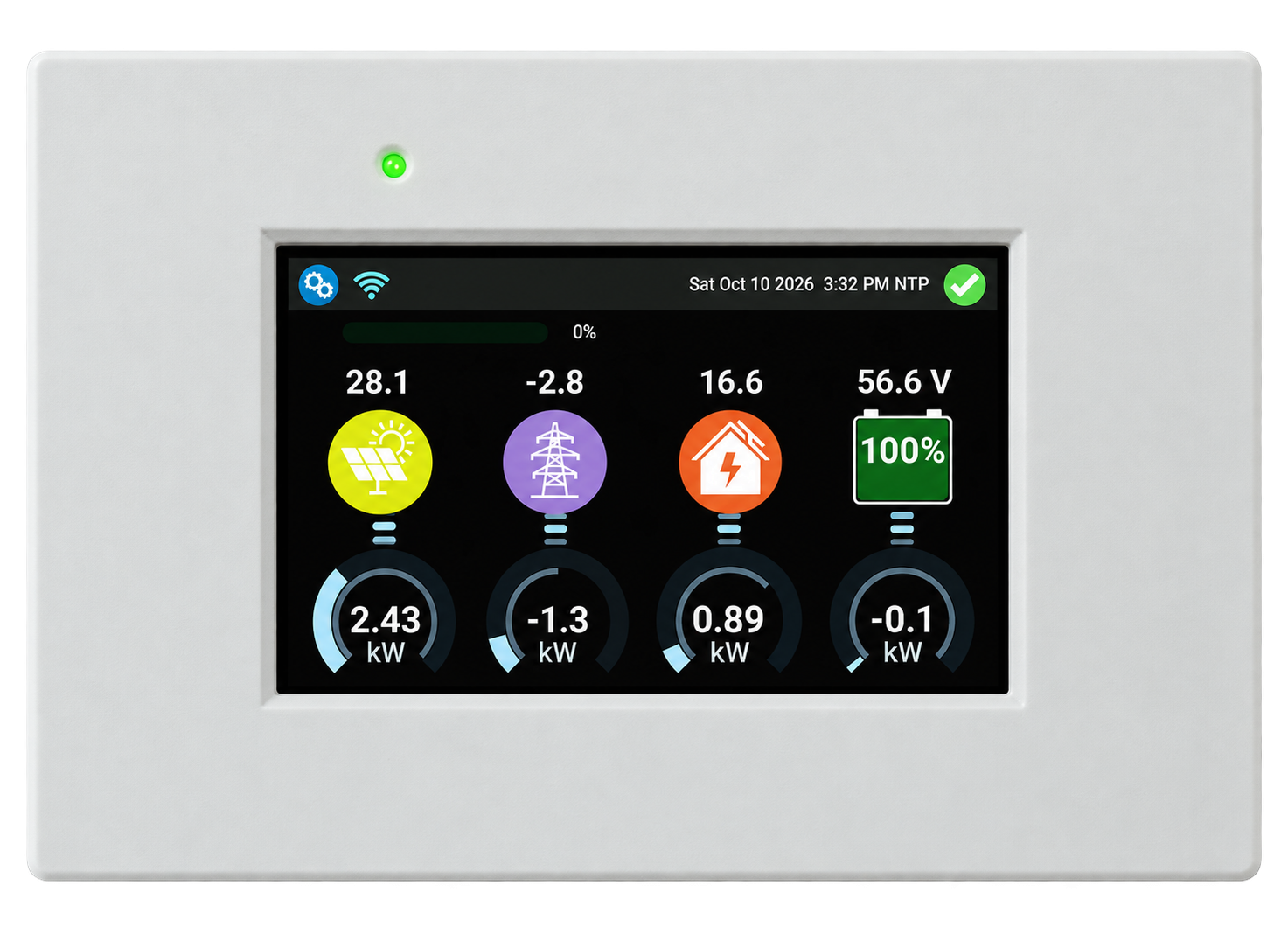 Inverter View touchscreen monitor